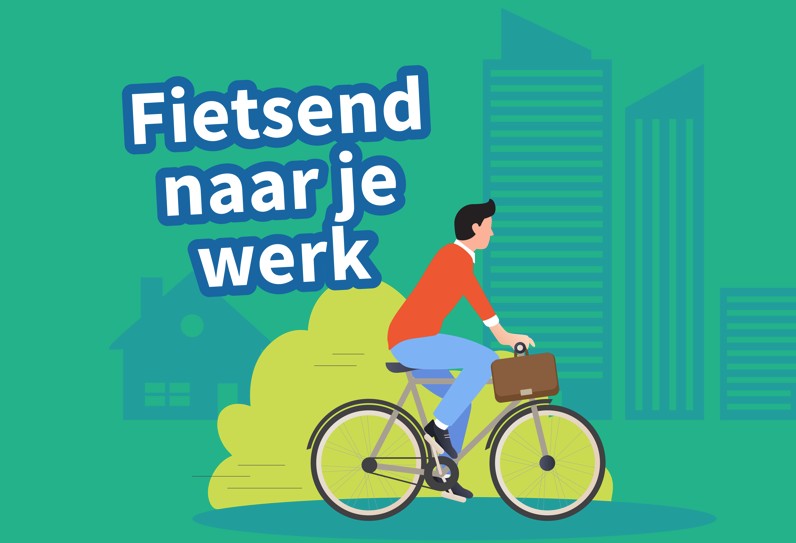 Fietsend Naar Je Werk Gsndn