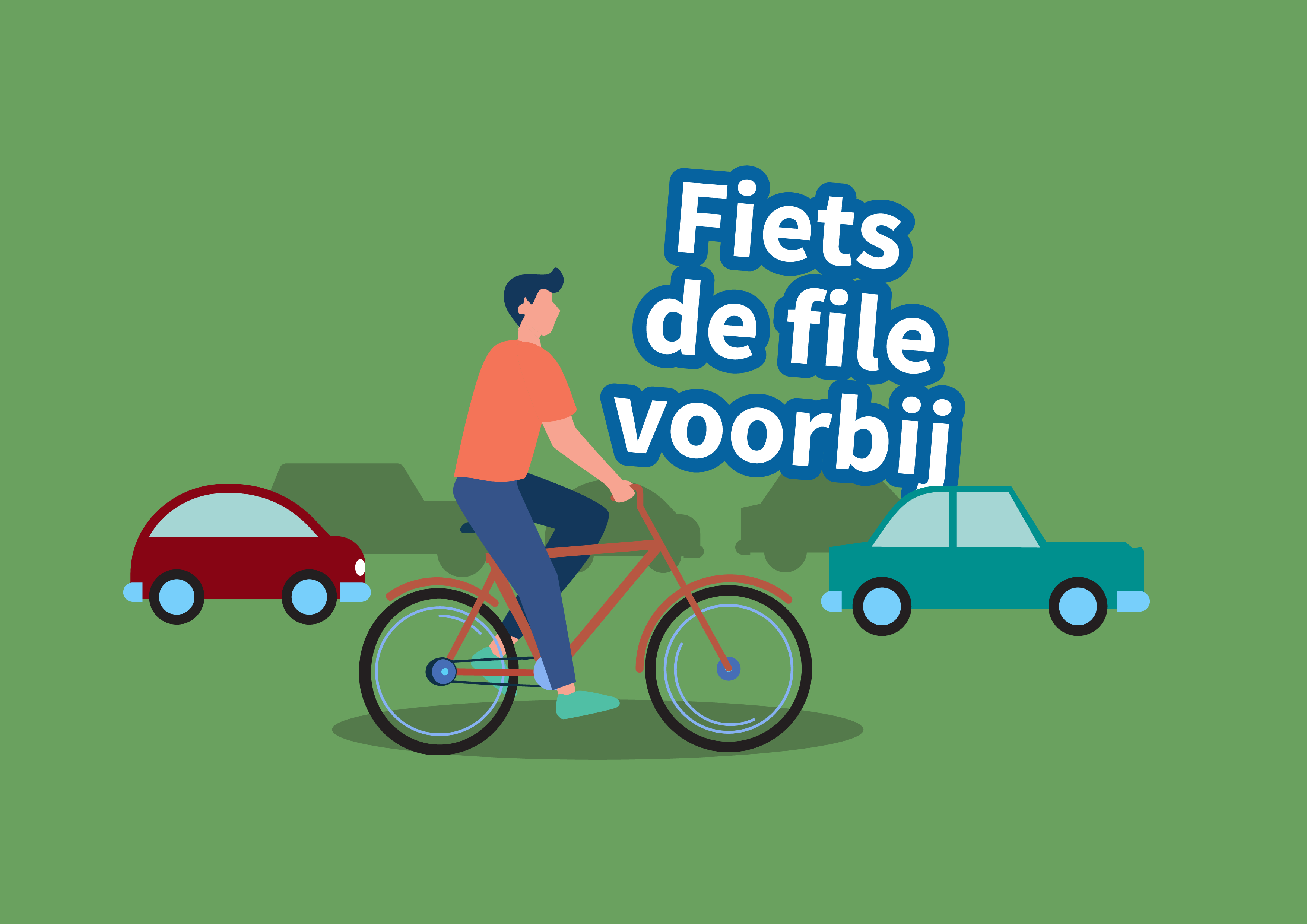 Fiets De File Voorbij Fietschallenge